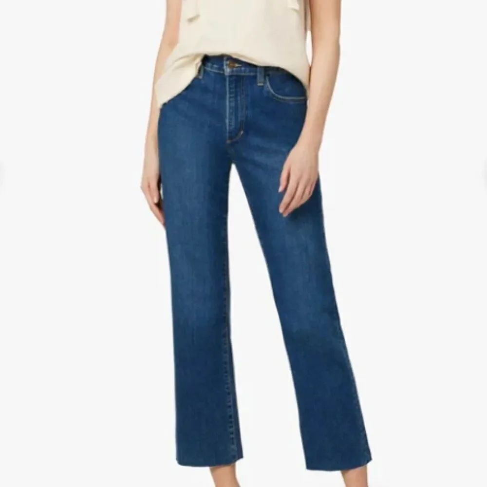JOE'S The Callie High Rise Cropped Bootcut // Congratulations Raw Hem in Size 27